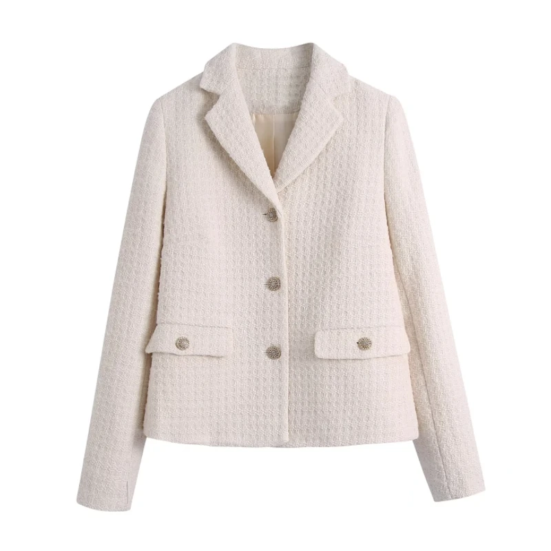 Hot Sale Women Jacquard Woolen Casual Suit Coat Female Long Sleeve Outerwear Office Lady Loose Tops C1210
Hot Sale Women Jacquard Woolen Casual Suit Coat Female Long Sleeve Outerwear Office Lady Loose Tops C1210