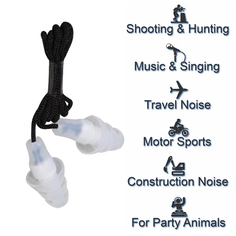 Noise Cancelling Earplugs For DJ Parties Club Concerts Comfortable Filter Ear Plugs
Noise Cancelling Earplugs For DJ Parties Club Concerts Comfortable Filter Ear Plugs