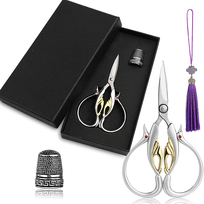 Imzay Vintage European Style Embroidery Scissors Sharp Tip Stainless Steel DIY Tools Dressmaker Shears for Fabric Needlework
Imzay Vintage European Style Embroidery Scissors Sharp Tip Stainless Steel DIY Tools Dressmaker Shears for Fabric Needlework