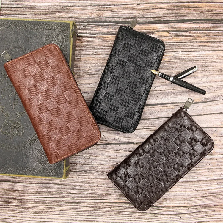 MenBense Male Clutch Zipper Long Wallet Leather Purse Plaid Check Men Wallets Coin Purses Big Capacity Money Bag Card Holder
MenBense Male Clutch Zipper Long Wallet Leather Purse Plaid Check Men Wallets Coin Purses Big Capacity Money Bag Card Holder