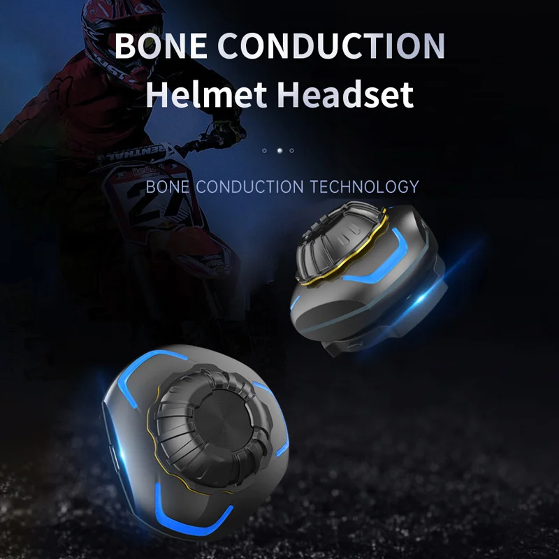 Bone Conduction Motorcycle Helmet Headsets Intercom Wireless Stereo Speaker Headphone Bluetooth Handsfree Waterproof Earphone
Bone Conduction Motorcycle Helmet Headsets Intercom Wireless Stereo Speaker Headphone Bluetooth Handsfree Waterproof Earphone