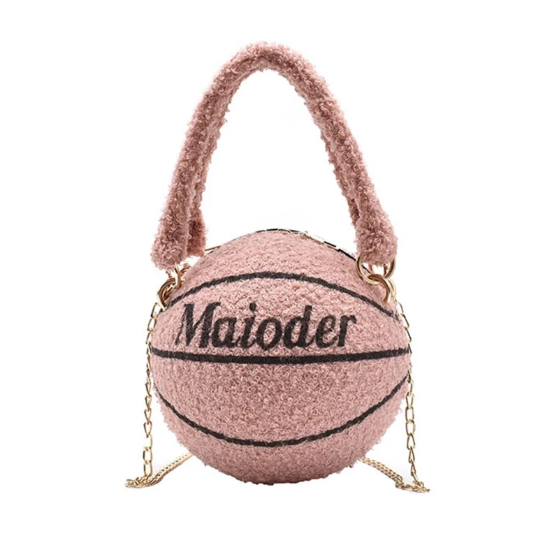 Women PU Leather Basketball Shaped Shoulder Crossbody Bag Plush Tote Satchel 7XEC
Women PU Leather Basketball Shaped Shoulder Crossbody Bag Plush Tote Satchel 7XEC