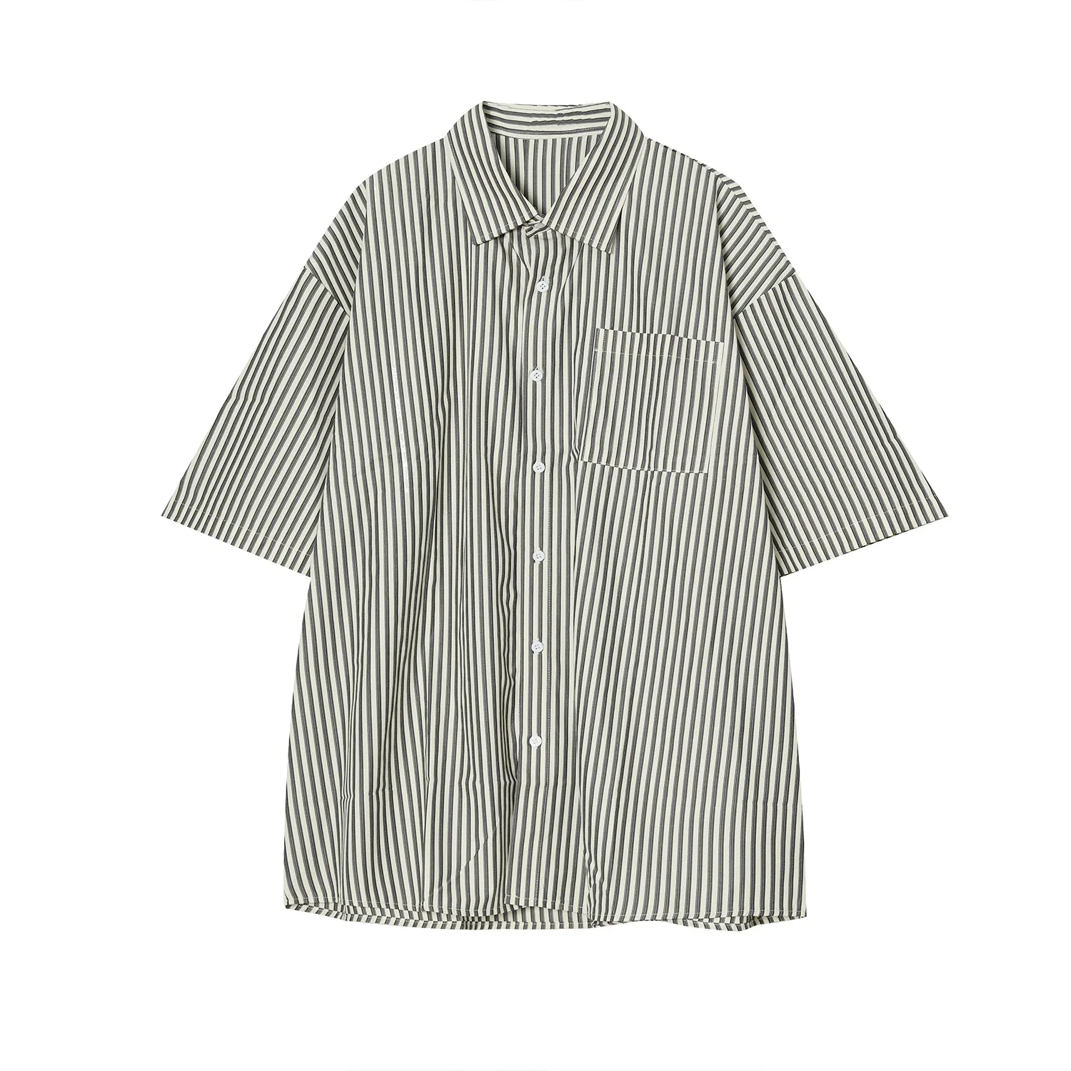 MTL men's clothing - 2021 summer new product simple Stripe Shirt Men's fashion personality loose casual shirt
MTL men's clothing - 2021 summer new product simple Stripe Shirt Men's fashion personality loose casual shirt