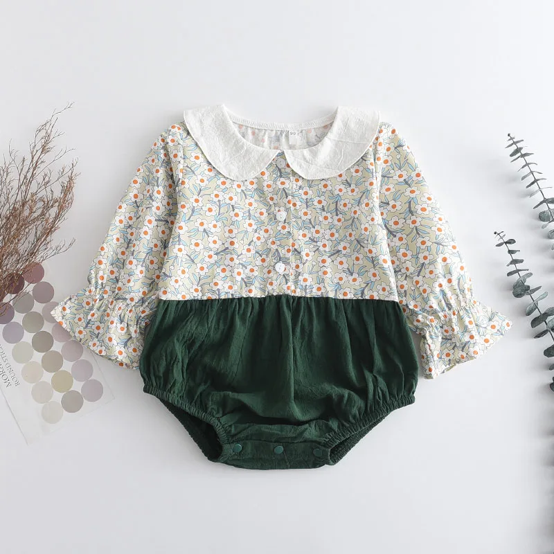 Keelorn Baby Girls Rompers 2021 New Spring Autumn Newborn Baby Flowers Patchwork Jumpsuit Infant Long Sleeve One-piece Clothes
Keelorn Baby Girls Rompers 2021 New Spring Autumn Newborn Baby Flowers Patchwork Jumpsuit Infant Long Sleeve One-piece Clothes