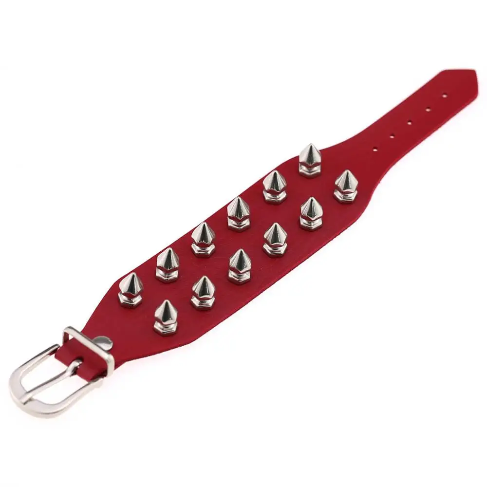 WANGAIAYO mainstream punk retro exaggerated bracelet three rows of tapered rivets multilayer leather wide jewelry
WANGAIAYO mainstream punk retro exaggerated bracelet three rows of tapered rivets multilayer leather wide jewelry