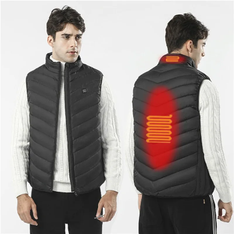 Men Smart heating Cotton Vest USB Infrared Electric Heating Vest Women Outdoor Flexible Thermal Winter Warm Jacket Autumn winter
Men Smart heating Cotton Vest USB Infrared Electric Heating Vest Women Outdoor Flexible Thermal Winter Warm Jacket Autumn winter