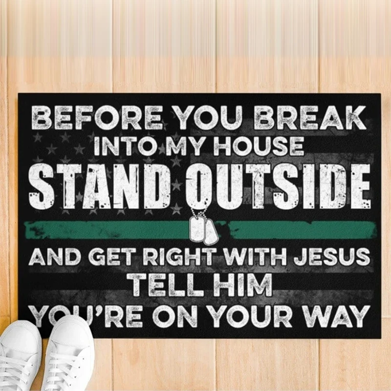 Rectangular Doormat Simple Letters Pattern Carpet Multi-purpose Non-Slip Mat for Home Bedroom Bathroom BDF99
Rectangular Doormat Simple Letters Pattern Carpet Multi-purpose Non-Slip Mat for Home Bedroom Bathroom BDF99