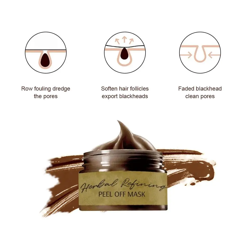 Herbal Refining Peel-Off Mask Facial Beauty Peel-off Mask Tearing Remove Blackhead Cleaning Pores Shrink Skin Care
Herbal Refining Peel-Off Mask Facial Beauty Peel-off Mask Tearing Remove Blackhead Cleaning Pores Shrink Skin Care
