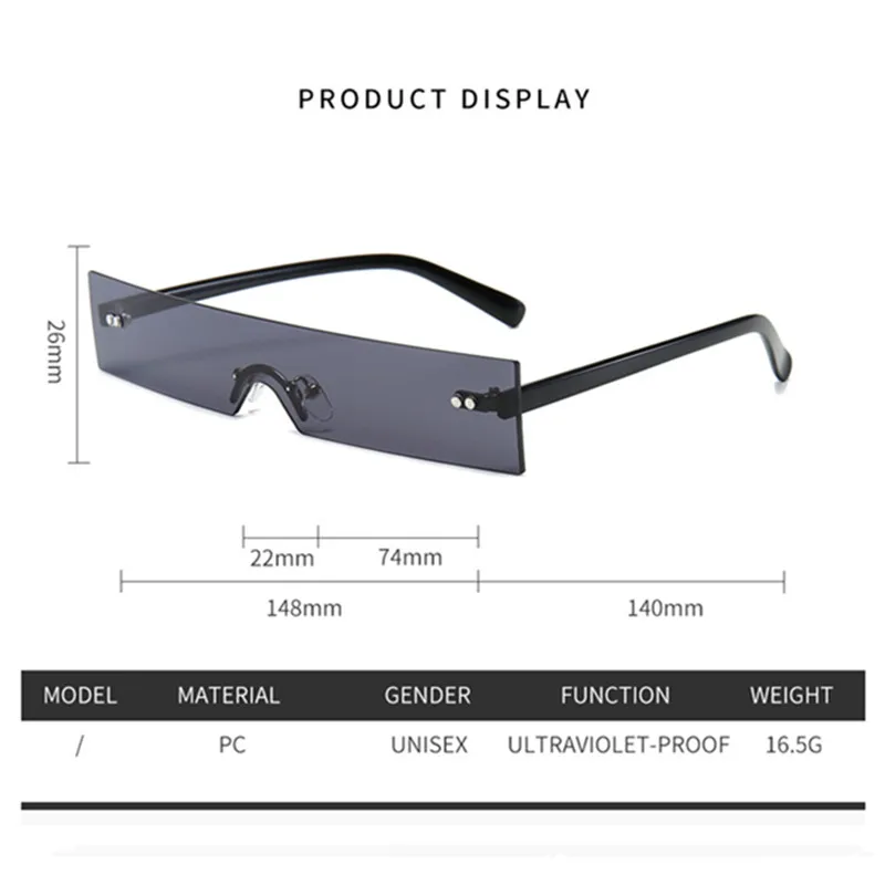 KLASSNUM Small Square Rimless Sunglasses Women 2020 Alloy Metal Frame Clear Sun Glasses Vintage Chic Female Shades Free Shipping
KLASSNUM Small Square Rimless Sunglasses Women 2020 Alloy Metal Frame Clear Sun Glasses Vintage Chic Female Shades Free Shipping