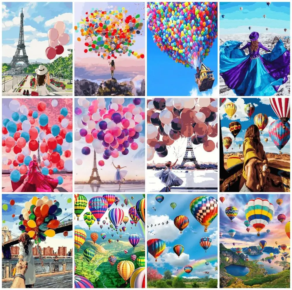 FSBCGT Balloon Landscape DIY Painting By Numbers Adults For Hand Painted On Canvas Coloring By Numbers Home Wall Art Decor
FSBCGT Balloon Landscape DIY Painting By Numbers Adults For Hand Painted On Canvas Coloring By Numbers Home Wall Art Decor