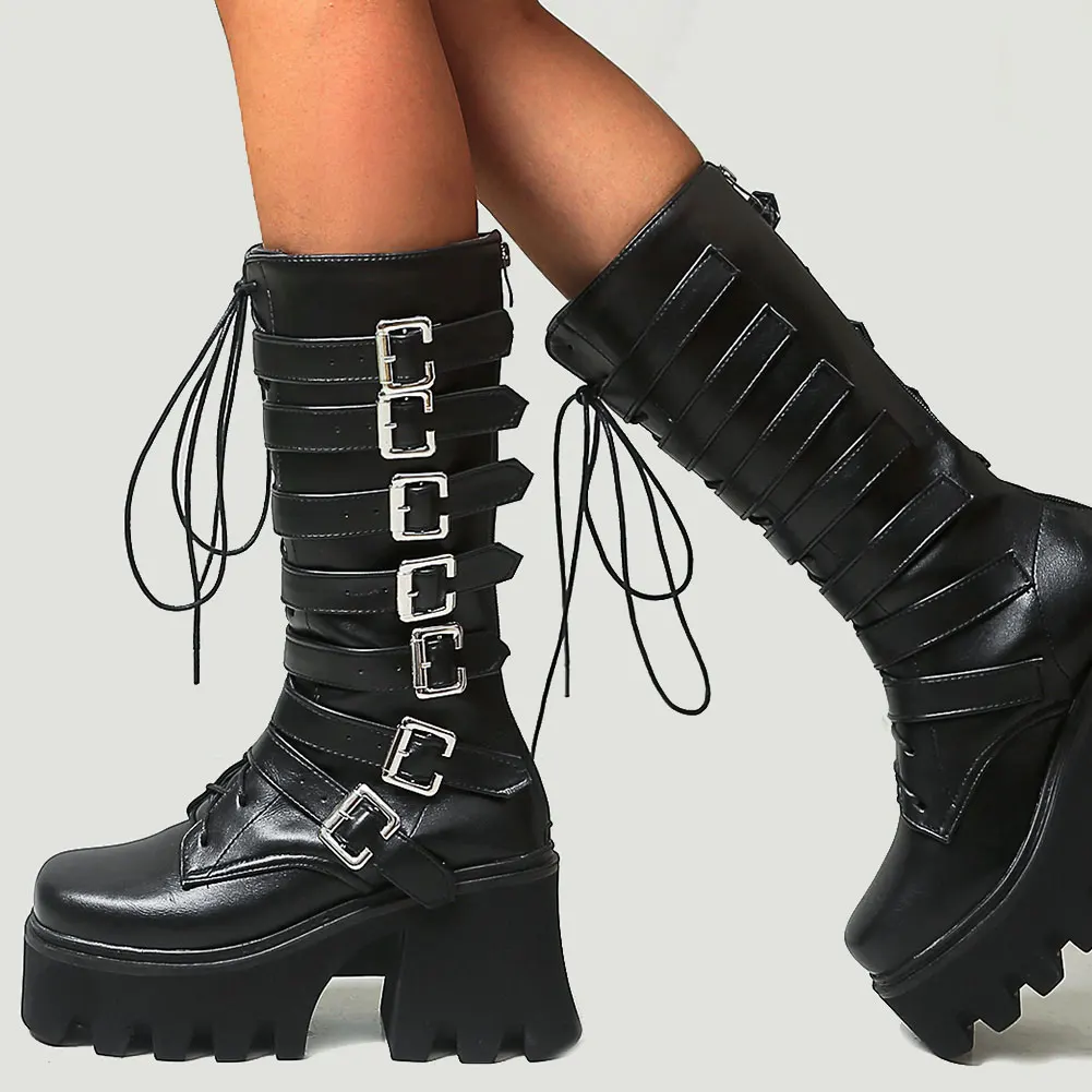 Brand 2021 Large Size 44 Top Quality High Heels Winter Women Shoes Platform Fashion Motorcycles Boots Female
Brand 2021 Large Size 44 Top Quality High Heels Winter Women Shoes Platform Fashion Motorcycles Boots Female
