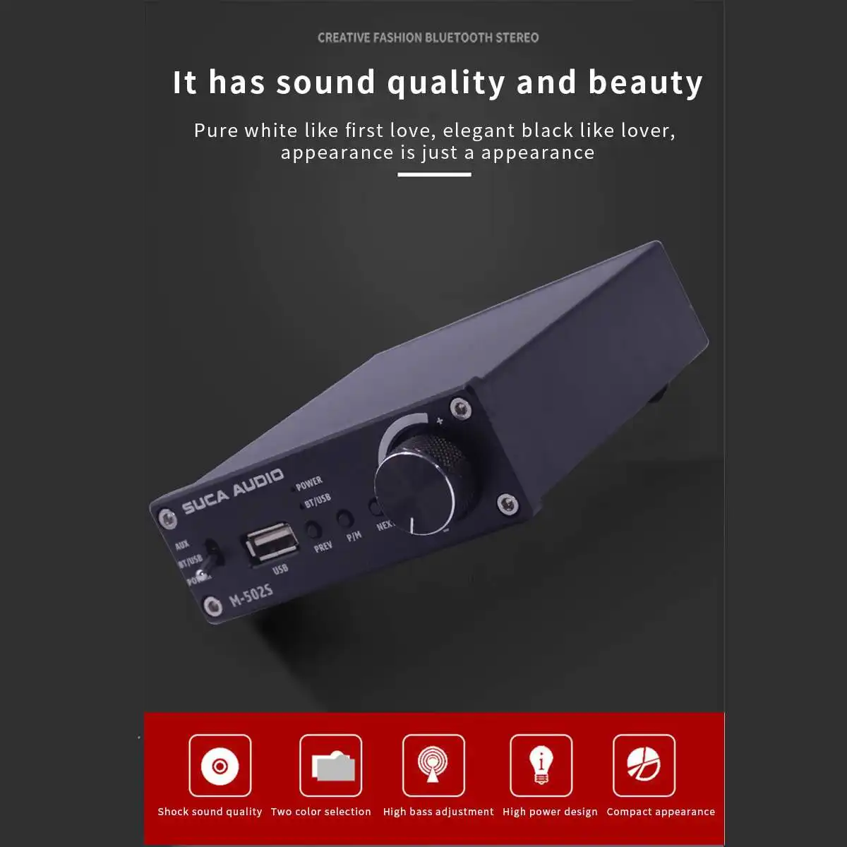 5,0 стерео сабвуфер SUCA TPA3116D2 bluetooth усилитель 2-канальный цифровой HIFI мощный домашний аудио усилитель 2*50 Вт
5,0 стерео сабвуфер SUCA TPA3116D2 bluetooth усилитель 2-канальный цифровой HIFI мощный домашний аудио усилитель 2*50 Вт
