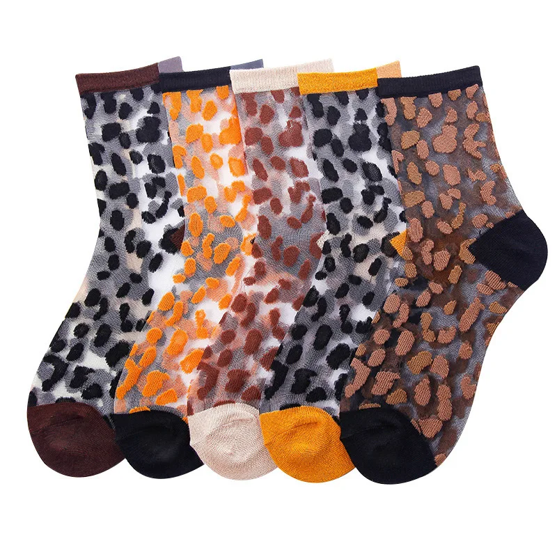Spring and Summer Thin Crystal Socks 2019 New Autumn Net Eye Socks Leopard-print Silk Socks Sexy Women's Glass Silk Socks
Spring and Summer Thin Crystal Socks 2019 New Autumn Net Eye Socks Leopard-print Silk Socks Sexy Women's Glass Silk Socks