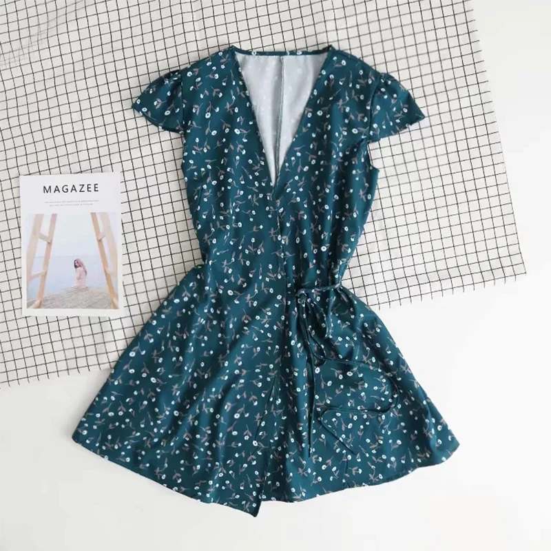 Summer Printed Retro V Neck Lace Up Dress 2021 Women's Clothing Elegant New Floral High Waist A Line Dresses Daily Casual Wear
Summer Printed Retro V Neck Lace Up Dress 2021 Women's Clothing Elegant New Floral High Waist A Line Dresses Daily Casual Wear