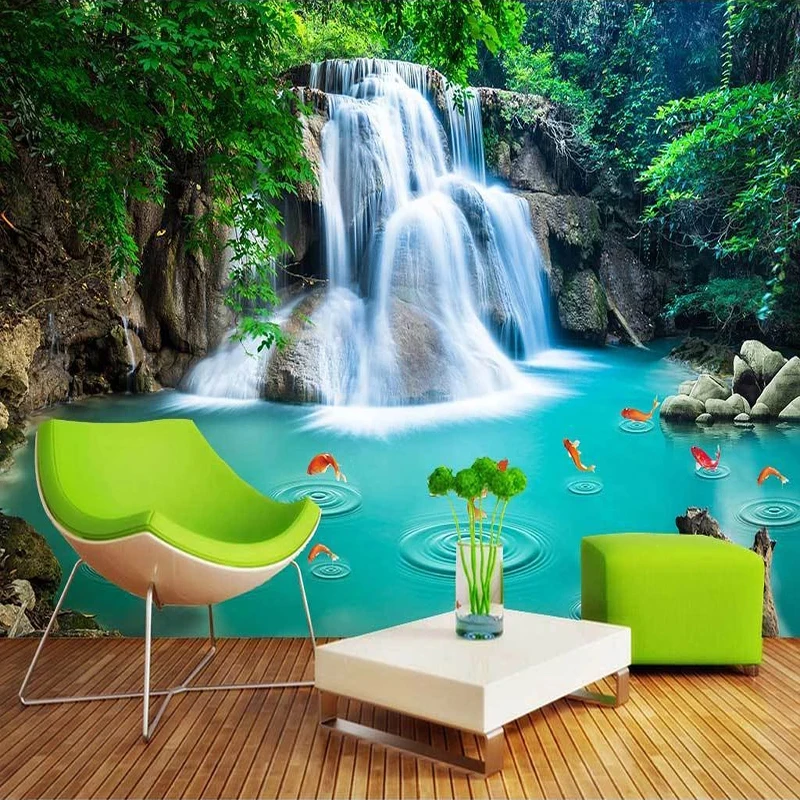 Forest Waterfall Natural Landscape Large Mural Wallpapers For Living Room Bedroom Decoration Wall Painting 3D Photo Home Décor
Forest Waterfall Natural Landscape Large Mural Wallpapers For Living Room Bedroom Decoration Wall Painting 3D Photo Home Décor