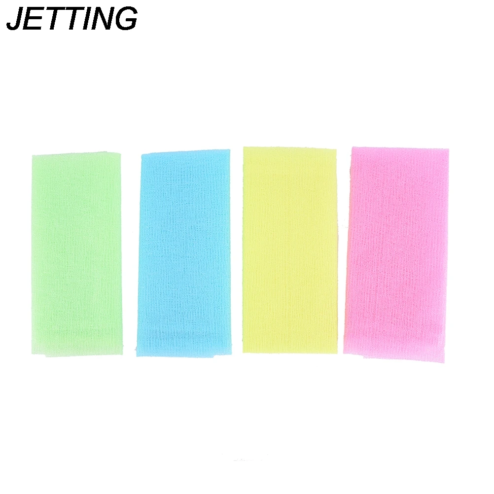 

New Nylon Japanese Exfoliating Beauty Skin Bath Shower Wash Cloth Towel Back Scrub Body Cleaning Washing Sponges & Scrubbers