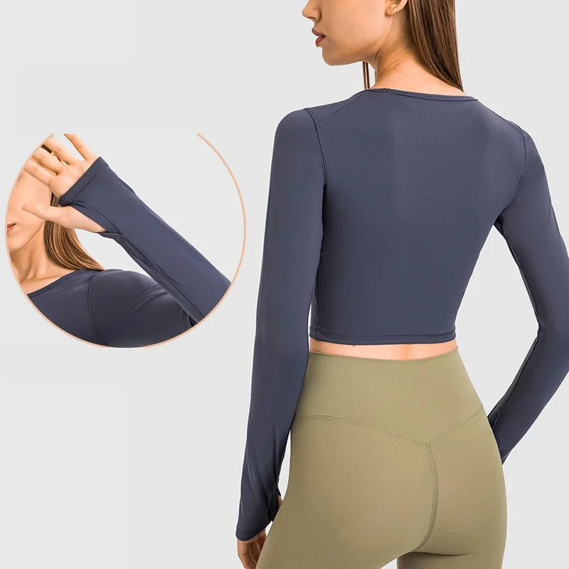 New Product For Autumn And Winter Women Fitness Long Sleeve T-shirt Slim Stretch Sports Top Yoga Shirt Training Gym Clothing Run
New Product For Autumn And Winter Women Fitness Long Sleeve T-shirt Slim Stretch Sports Top Yoga Shirt Training Gym Clothing Run