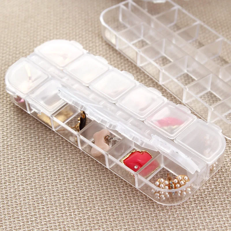 Transparent Pill Medicine box Storage Detachable Plastic Packaging Box Portable Multi-Purpose Nail Jewelry Finishing Box
Transparent Pill Medicine box Storage Detachable Plastic Packaging Box Portable Multi-Purpose Nail Jewelry Finishing Box