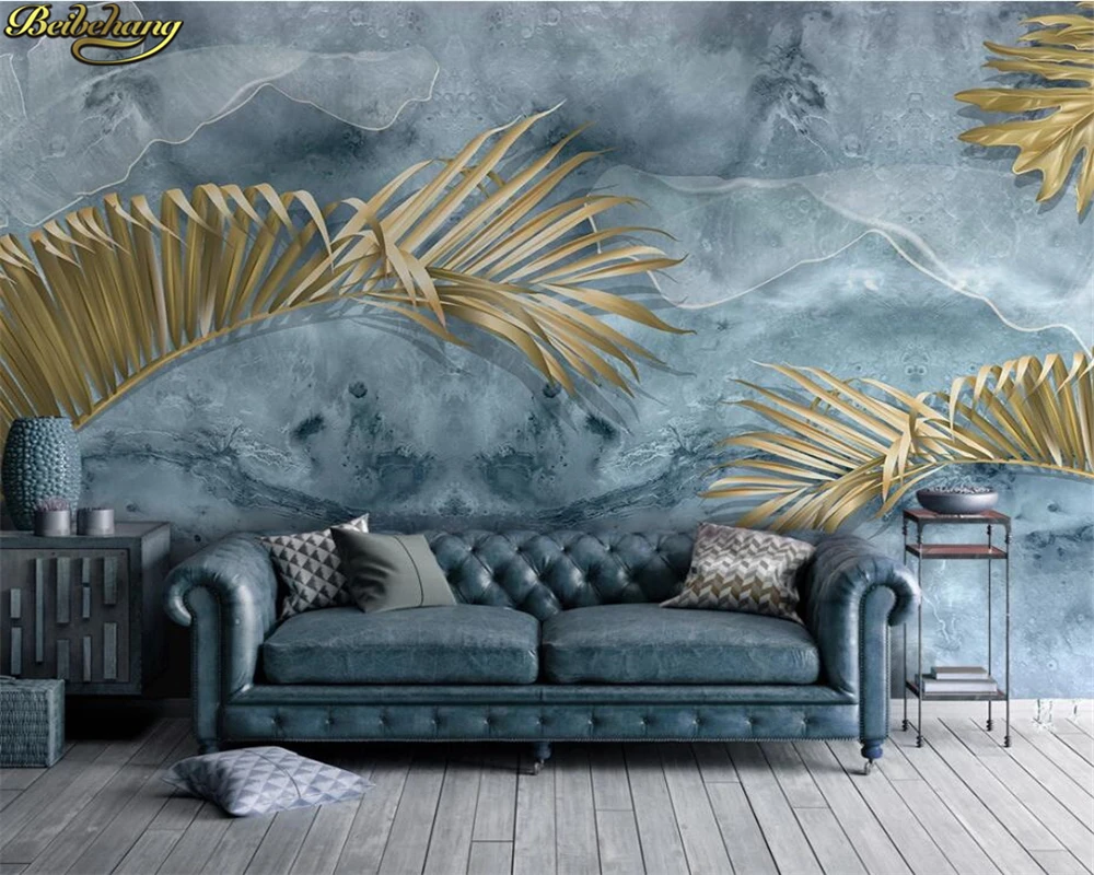 beibehang Custom wallpaper mural modern fresh plant golden leaf nordic tv sofa background wall papers home decor papel de parede
beibehang Custom wallpaper mural modern fresh plant golden leaf nordic tv sofa background wall papers home decor papel de parede