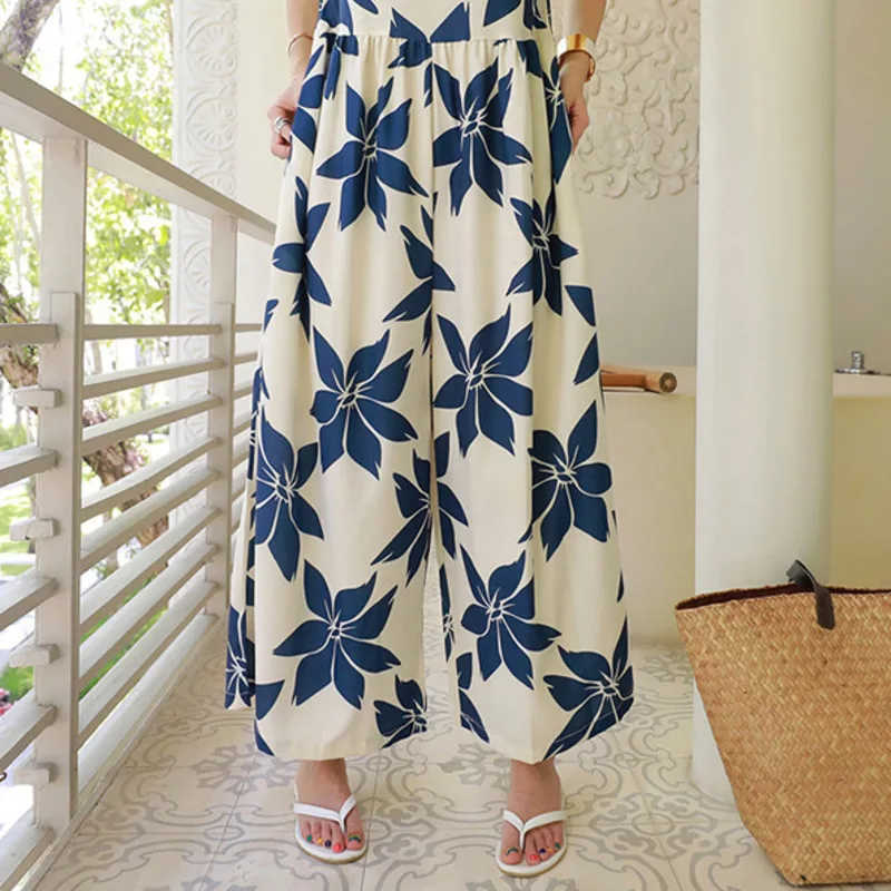 LANMREM 2021 Summer Loose Round Neck Sleeveless Printing Jumpsuits Large Size Wide Leg Casual Jumpsuit Fit Fashion Tide 2H300
LANMREM 2021 Summer Loose Round Neck Sleeveless Printing Jumpsuits Large Size Wide Leg Casual Jumpsuit Fit Fashion Tide 2H300