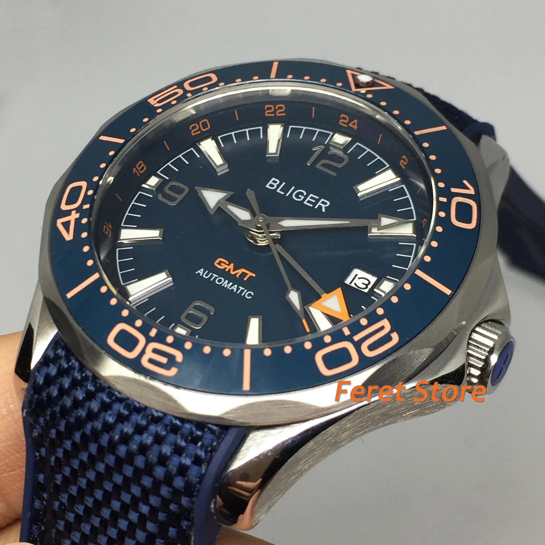 Bliger 41mm 2020 New Silver Case Sapphire Glass Ceramic Bezel Date Luminous Waterproof Leisure Stainless Men's Automatic Watch
Bliger 41mm 2020 New Silver Case Sapphire Glass Ceramic Bezel Date Luminous Waterproof Leisure Stainless Men's Automatic Watch