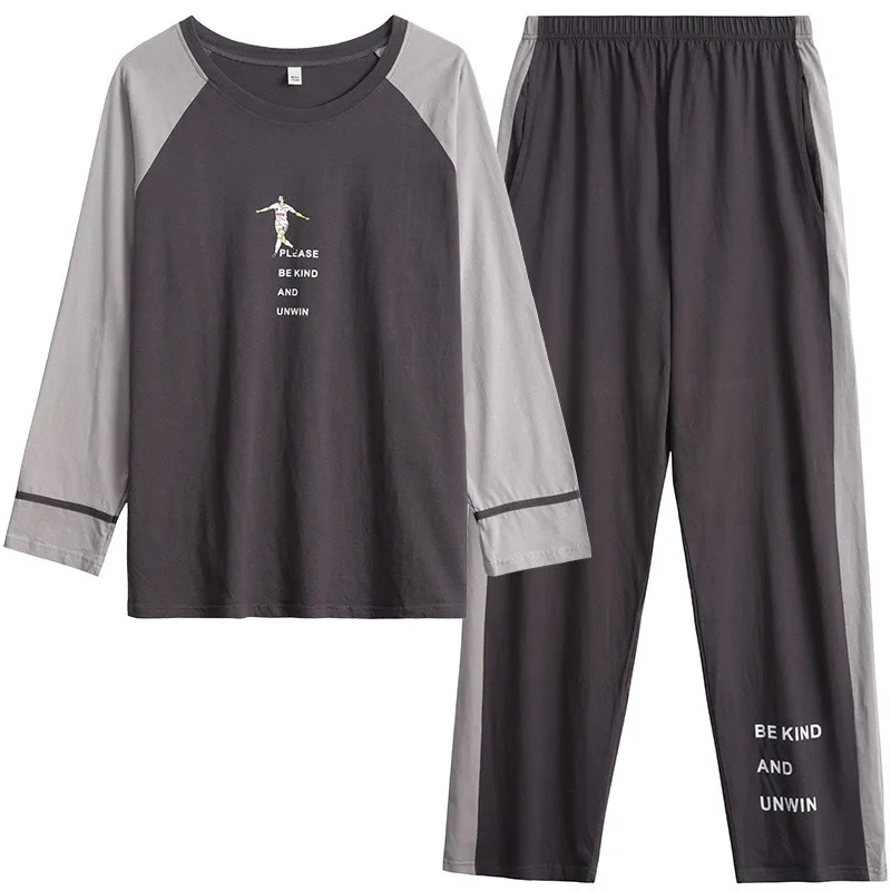 Men's long sleeve cotton pajamas, high quality pajamas, family, new autumn and winter, 2020
Men's long sleeve cotton pajamas, high quality pajamas, family, new autumn and winter, 2020