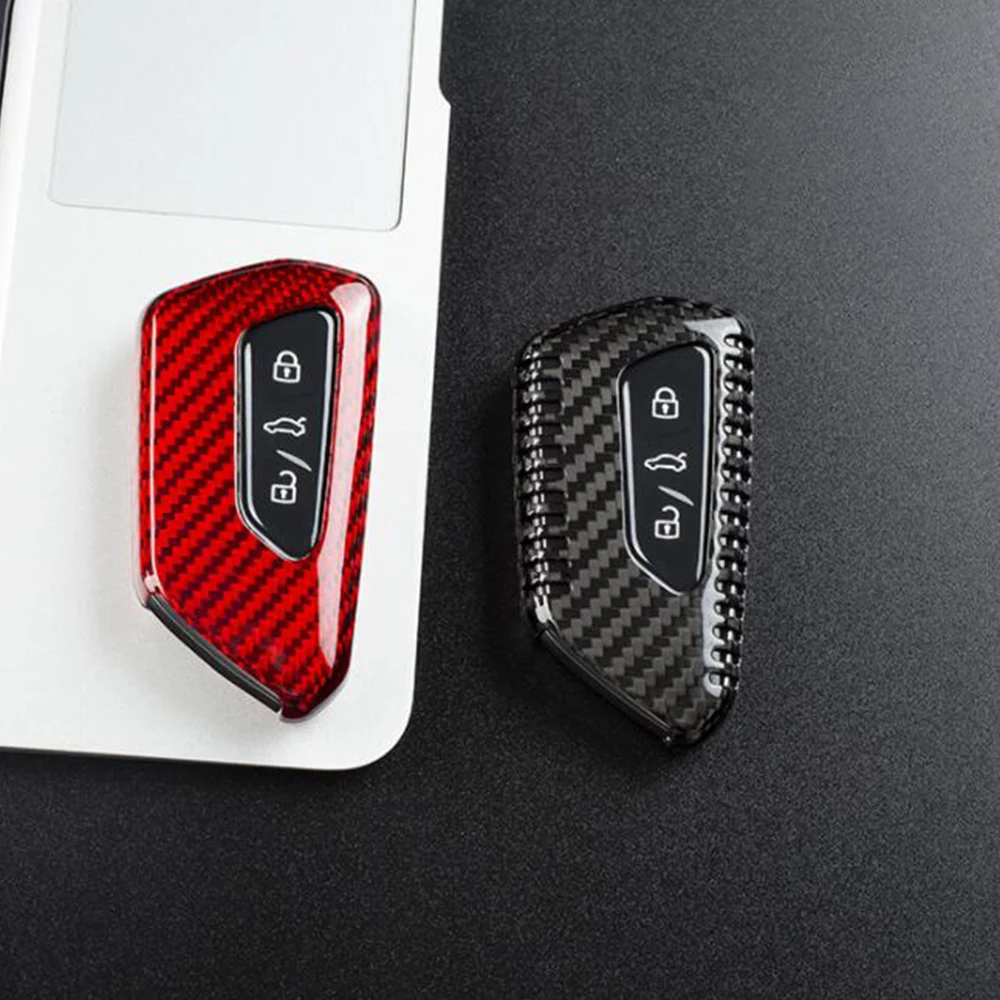 Real Carbon Fiber Car Key Case Cover Key Shell For Volkswagen VW Golf 8 2021 Protective shell Keychain
Real Carbon Fiber Car Key Case Cover Key Shell For Volkswagen VW Golf 8 2021 Protective shell Keychain
