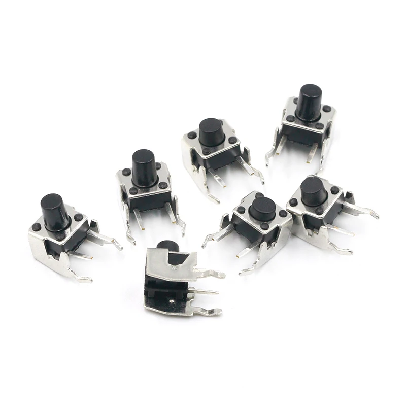 6x6mm Panel PCB Momentary Tactile Tact Mini Switch 6*6*4.3/5/6/7/89/10/12mm Right Angle With stent 6x6x4.3mm 5mm 6mm 7mm 8mm 9mm
6x6mm Panel PCB Momentary Tactile Tact Mini Switch 6*6*4.3/5/6/7/89/10/12mm Right Angle With stent 6x6x4.3mm 5mm 6mm 7mm 8mm 9mm