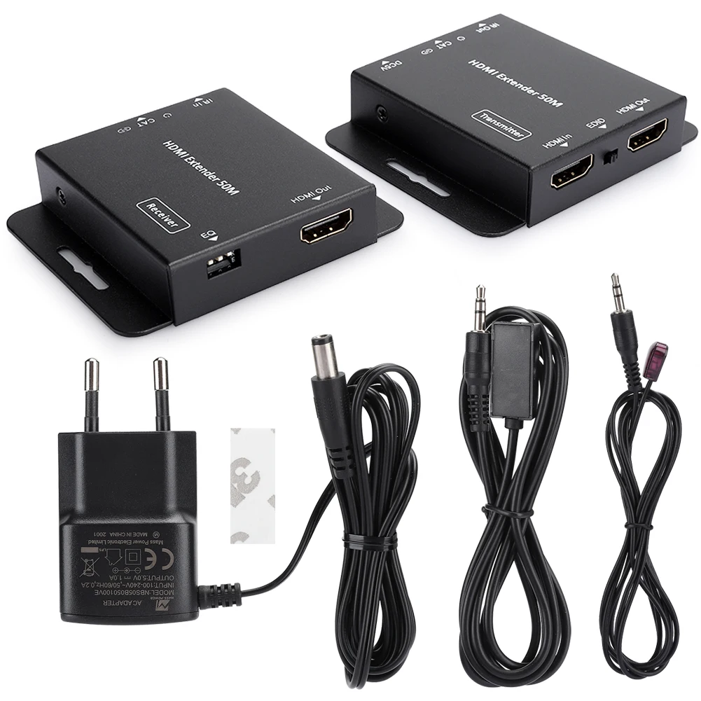 HD-CAT-HD Single End Power Supply E50C Supply Voltage 50M Extender 
HD-CAT-HD Single End Power Supply E50C Supply Voltage 50M Extender