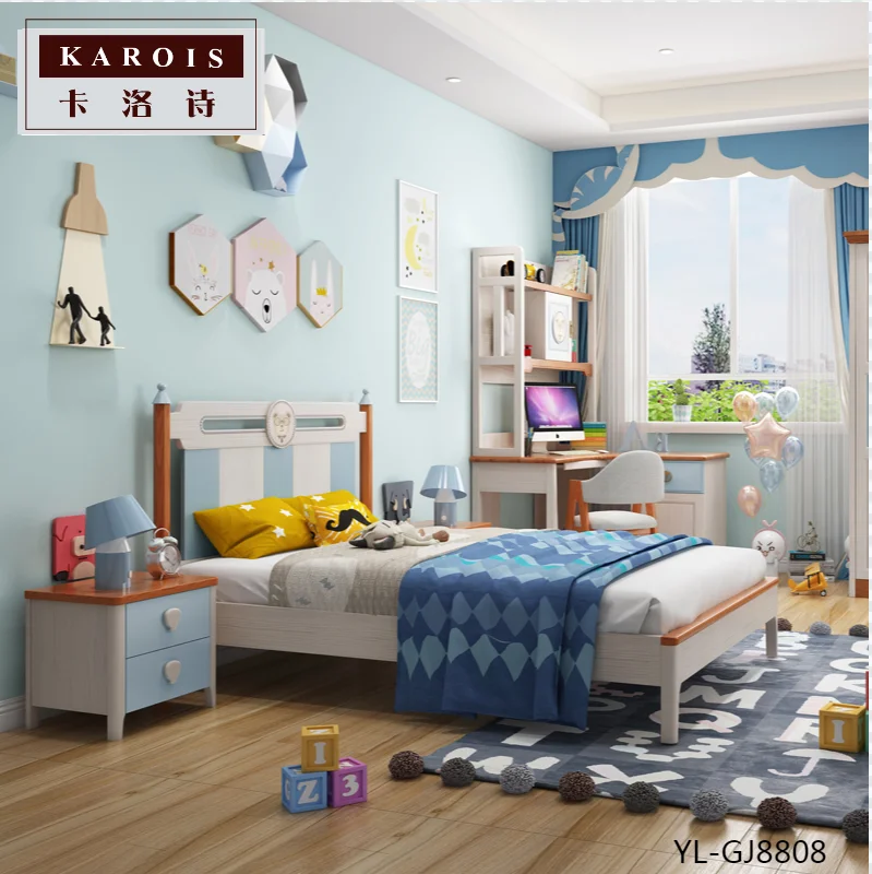 KAROIS GJ8808 Nordic Children's Bed Boy Forest Cartoon Blue Teenager Bedroom Simple Solid Wood Child Single Bed
KAROIS GJ8808 Nordic Children's Bed Boy Forest Cartoon Blue Teenager Bedroom Simple Solid Wood Child Single Bed