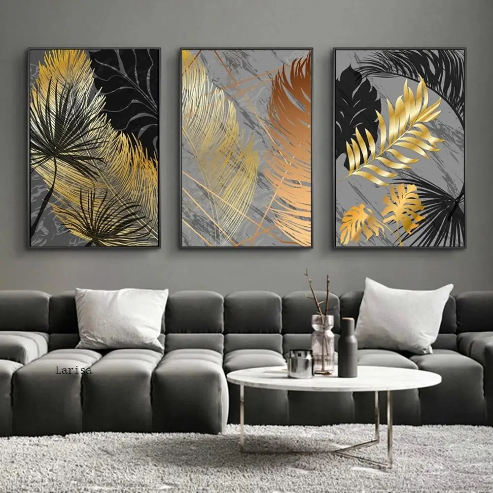 Nordic Art Painting Abstract Golden Leaf Plant Scandinavian Style Canvas Poster Turtle Leaf Pictures Home Decor Frameless
Nordic Art Painting Abstract Golden Leaf Plant Scandinavian Style Canvas Poster Turtle Leaf Pictures Home Decor Frameless