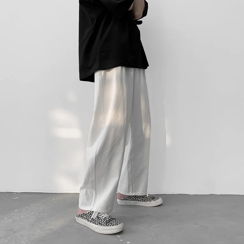 Summer White Jeans Men's Fashion Casual Baggy Wide-leg Jeans Men Streetwear Loose Hip-hop Straight Denim Trousers Mens S-3XL 
Summer White Jeans Men's Fashion Casual Baggy Wide-leg Jeans Men Streetwear Loose Hip-hop Straight Denim Trousers Mens S-3XL