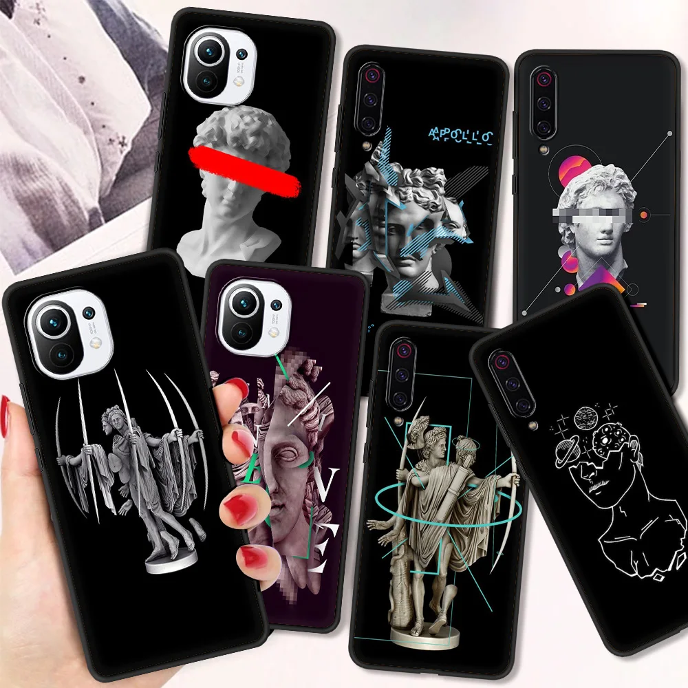 Гипсовый чехол для Xiaomi Poco X3 NFC M3 Pro с статуей Давида, эстетическое искусство, мягкий чехол для Redmi 9T 11 Note 10 10T, зеркальный чехол 
Гипсовый чехол для Xiaomi Poco X3 NFC M3 Pro с статуей Давида, эстетическое искусство, мягкий чехол для Redmi 9T 11 Note 10 10T, зеркальный чехол