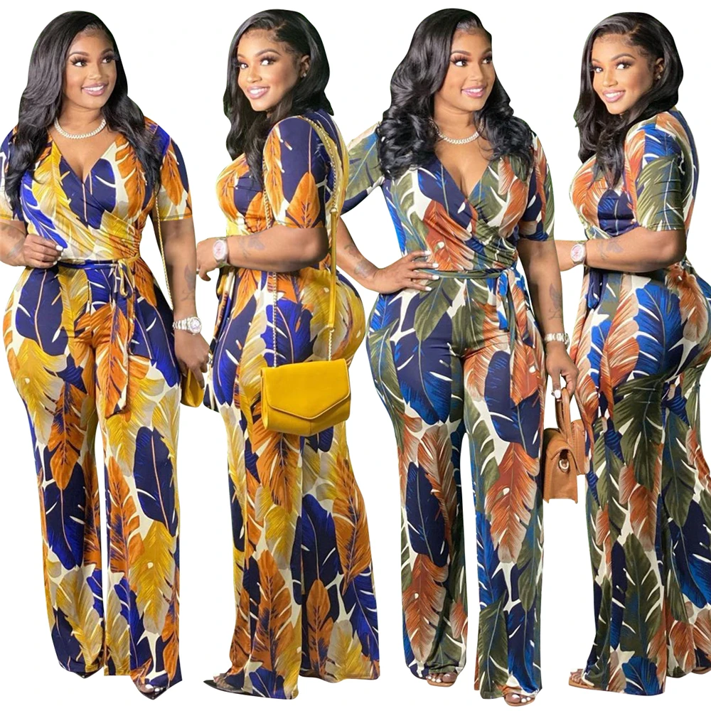 J21s6061 spot European American large spring and summer women's new printing V-neck strap sexy Jumpsuit wholesale
J21s6061 spot European American large spring and summer women's new printing V-neck strap sexy Jumpsuit wholesale