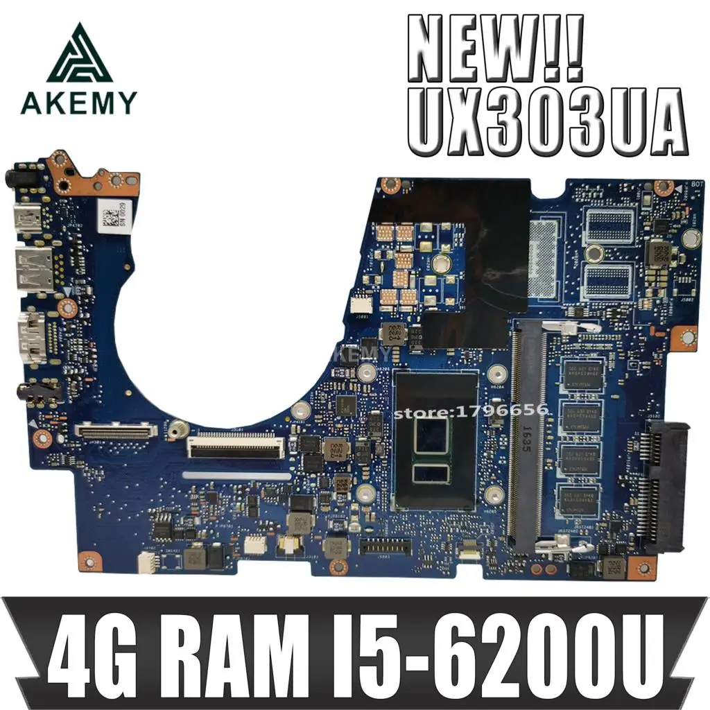 Akmey UX303UA материнская плата для Asus ZenBook UX303UA UX303U UX303UB U303U ультрабук материнская плата UX303UA i5-6200U 4 Гб RAM
Akmey UX303UA материнская плата для Asus ZenBook UX303UA UX303U UX303UB U303U ультрабук материнская плата UX303UA i5-6200U 4 Гб RAM