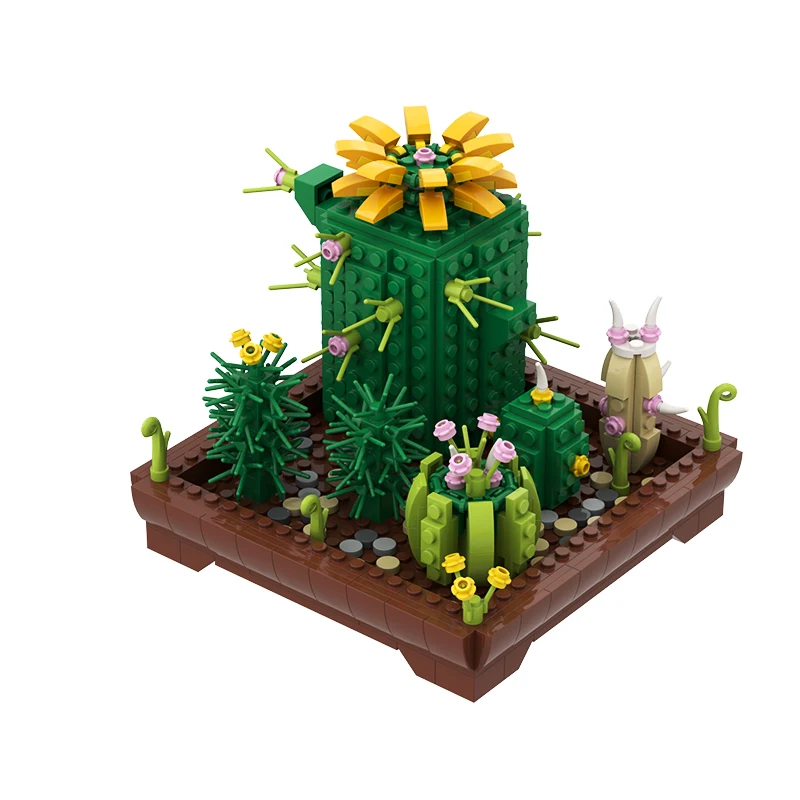 MOC Desert Cactus Bonsai Building Blocks Kit DIY Succulent Plant Flower Tree Potted Model Brick Kids Brain Toys Gift Home Decore
MOC Desert Cactus Bonsai Building Blocks Kit DIY Succulent Plant Flower Tree Potted Model Brick Kids Brain Toys Gift Home Decore