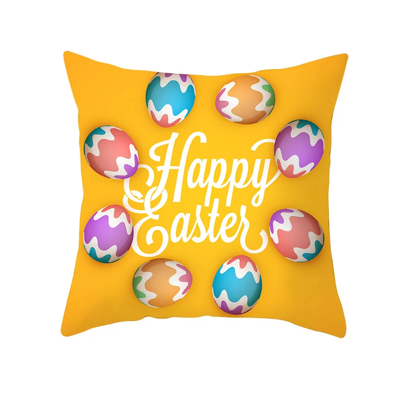 Happy Easter Throw Pillow Case Creative Easter Bunny Egg Printing Polyester Decorative Pillowcases Pillow Cover kussensloop
Happy Easter Throw Pillow Case Creative Easter Bunny Egg Printing Polyester Decorative Pillowcases Pillow Cover kussensloop