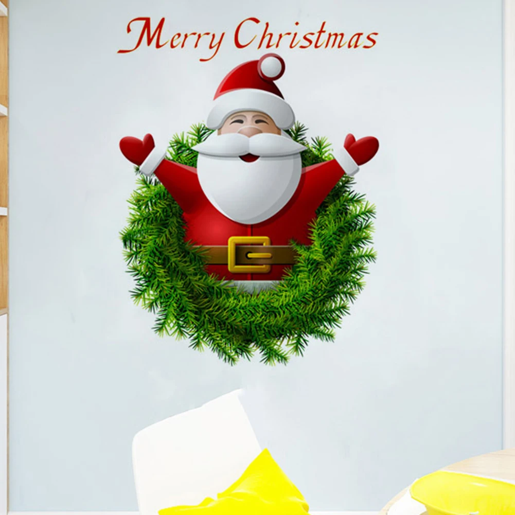 Santa Claus Merry Christmas Wall Sticker Christmas Festival Decoration Living Room Home Window Glass Door New Year Stickers
Santa Claus Merry Christmas Wall Sticker Christmas Festival Decoration Living Room Home Window Glass Door New Year Stickers