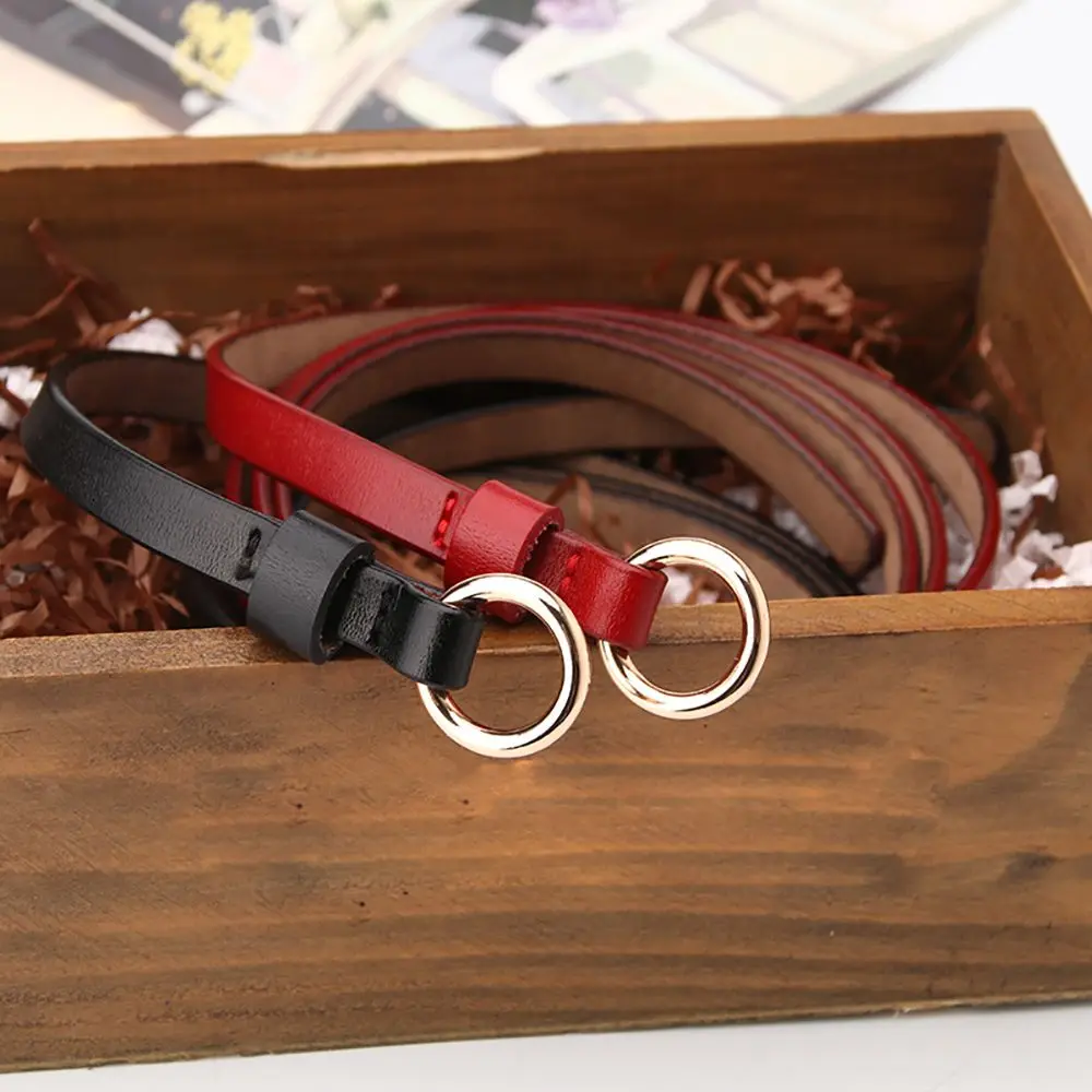 115cm Women's Fine Belt Round Buckle Trousers Sweater Dress Decoration Thin Belt Leather Waistband Solid Color Slim Belts Straps
115cm Women's Fine Belt Round Buckle Trousers Sweater Dress Decoration Thin Belt Leather Waistband Solid Color Slim Belts Straps
