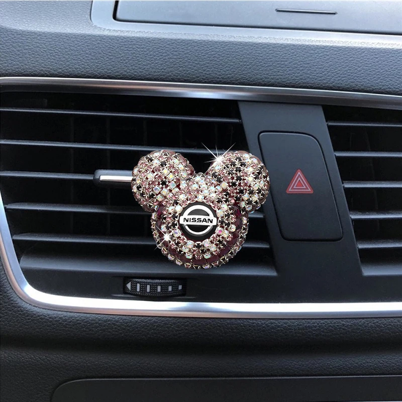 

Car Air Freshener Auto Styling Mickey Air Vent Clip Parfum Flavoring Ventilation Outlet Aromatherapy Deodorant For Nissan Goods