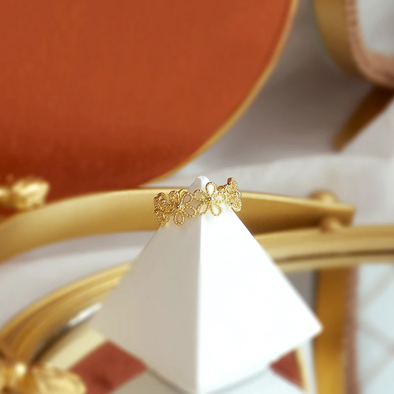Romantic Charming 14k Real Gold Opal Tulip Flower Rings for Women Jewelry Adjustable Open Brilliant AAA Zircon Party Fine Gift
Romantic Charming 14k Real Gold Opal Tulip Flower Rings for Women Jewelry Adjustable Open Brilliant AAA Zircon Party Fine Gift