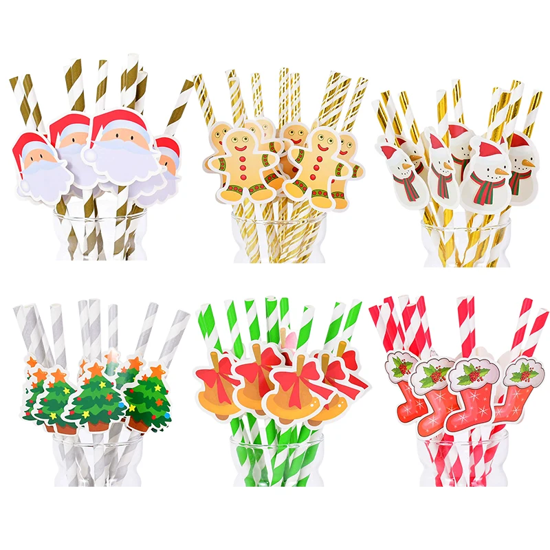 10pc Christmas Disposable Paper Straws Cartoon Card Decoration Santa Claus Snowman Merry Christmas And New Year Party Decoration
10pc Christmas Disposable Paper Straws Cartoon Card Decoration Santa Claus Snowman Merry Christmas And New Year Party Decoration