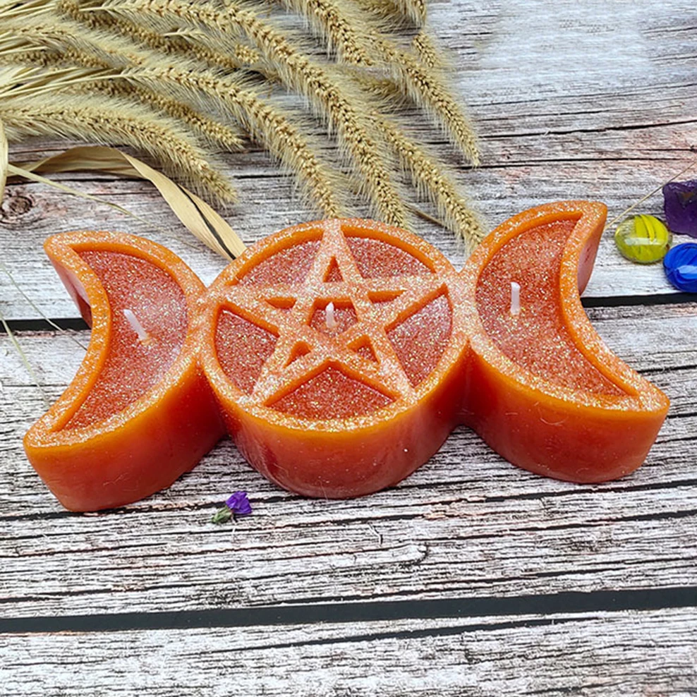 Magic Ritual Candle Three Moon Goddess Transit Wishing Candle Tarot Astrology Candle For Religious Activities Votive Candle
Magic Ritual Candle Three Moon Goddess Transit Wishing Candle Tarot Astrology Candle For Religious Activities Votive Candle
