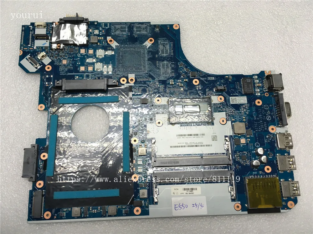 yourui Original For Motherboard For Lenovo thinkpad E550 with i5-5200u AITE1 NM-A221 FRU 00HT637 Tested
yourui Original For Motherboard For Lenovo thinkpad E550 with i5-5200u AITE1 NM-A221 FRU 00HT637 Tested