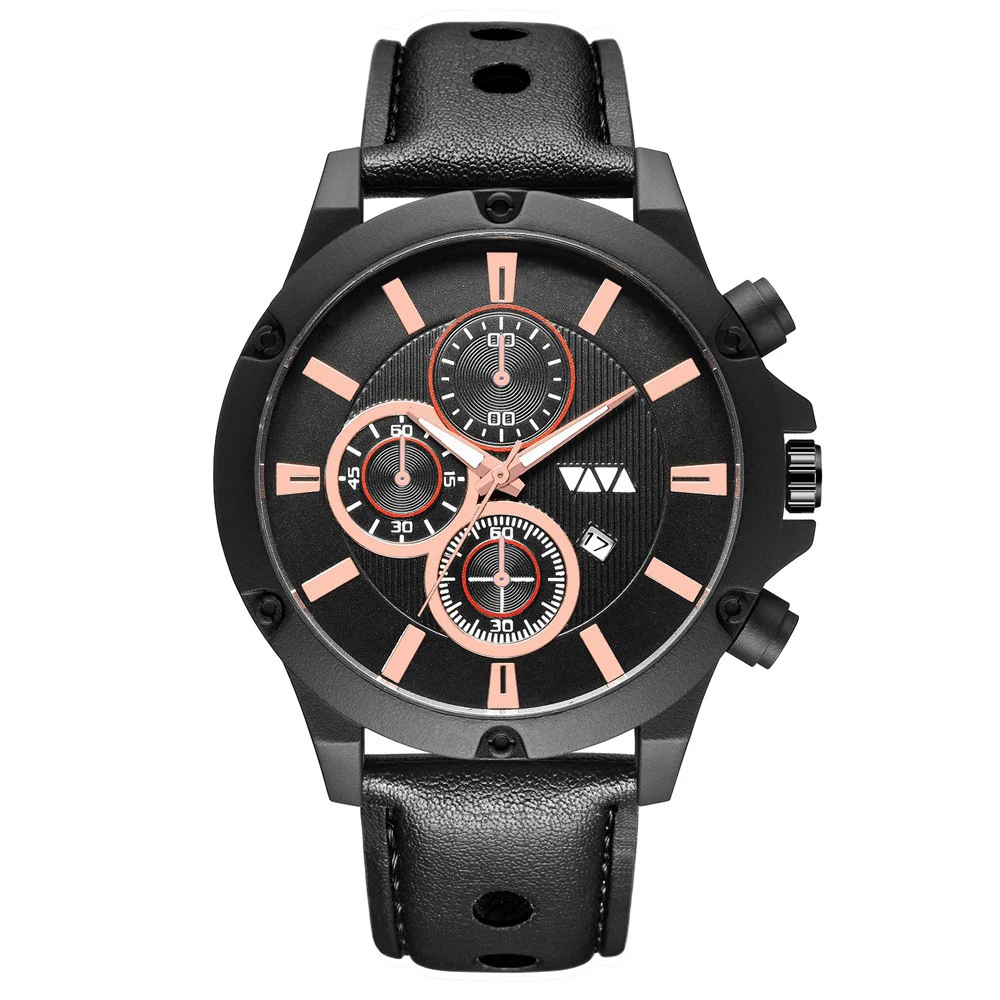 2021 Men's Watch 30m Waterproof Wristwatch Quartz Clock Sport Watch Male Relogios Masculino Luxury Leather Band/Quartz Watches
2021 Men's Watch 30m Waterproof Wristwatch Quartz Clock Sport Watch Male Relogios Masculino Luxury Leather Band/Quartz Watches