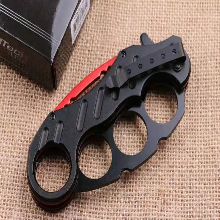 Fist glove folding knife stainless steel multifunctional camping knife portable self-defense knife
Fist glove folding knife stainless steel multifunctional camping knife portable self-defense knife