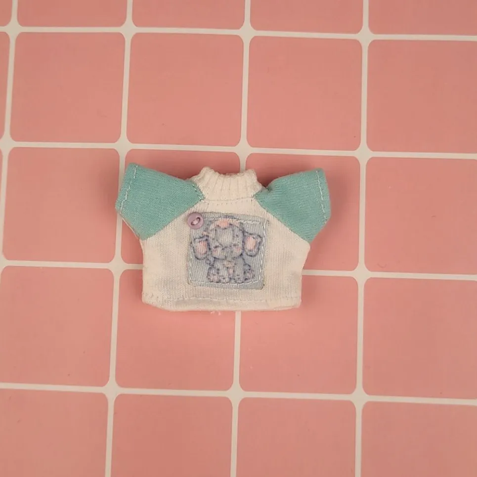 New 16cm BJD Ob11 Doll Clothes Lovely Fawn Elephant T-shirt Seaside 1/12 Dolls GSC Universal Accessory Toys for Girls Diy Gift 
New 16cm BJD Ob11 Doll Clothes Lovely Fawn Elephant T-shirt Seaside 1/12 Dolls GSC Universal Accessory Toys for Girls Diy Gift