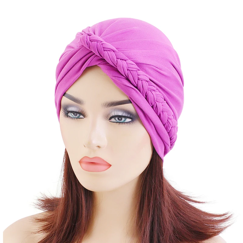 New Bohemian Solid Briaded Twist Turban Hijab Hat Muslim Headdress Woman Inner Hijab Turbante Chemotherapy Cap Headscarf
New Bohemian Solid Briaded Twist Turban Hijab Hat Muslim Headdress Woman Inner Hijab Turbante Chemotherapy Cap Headscarf