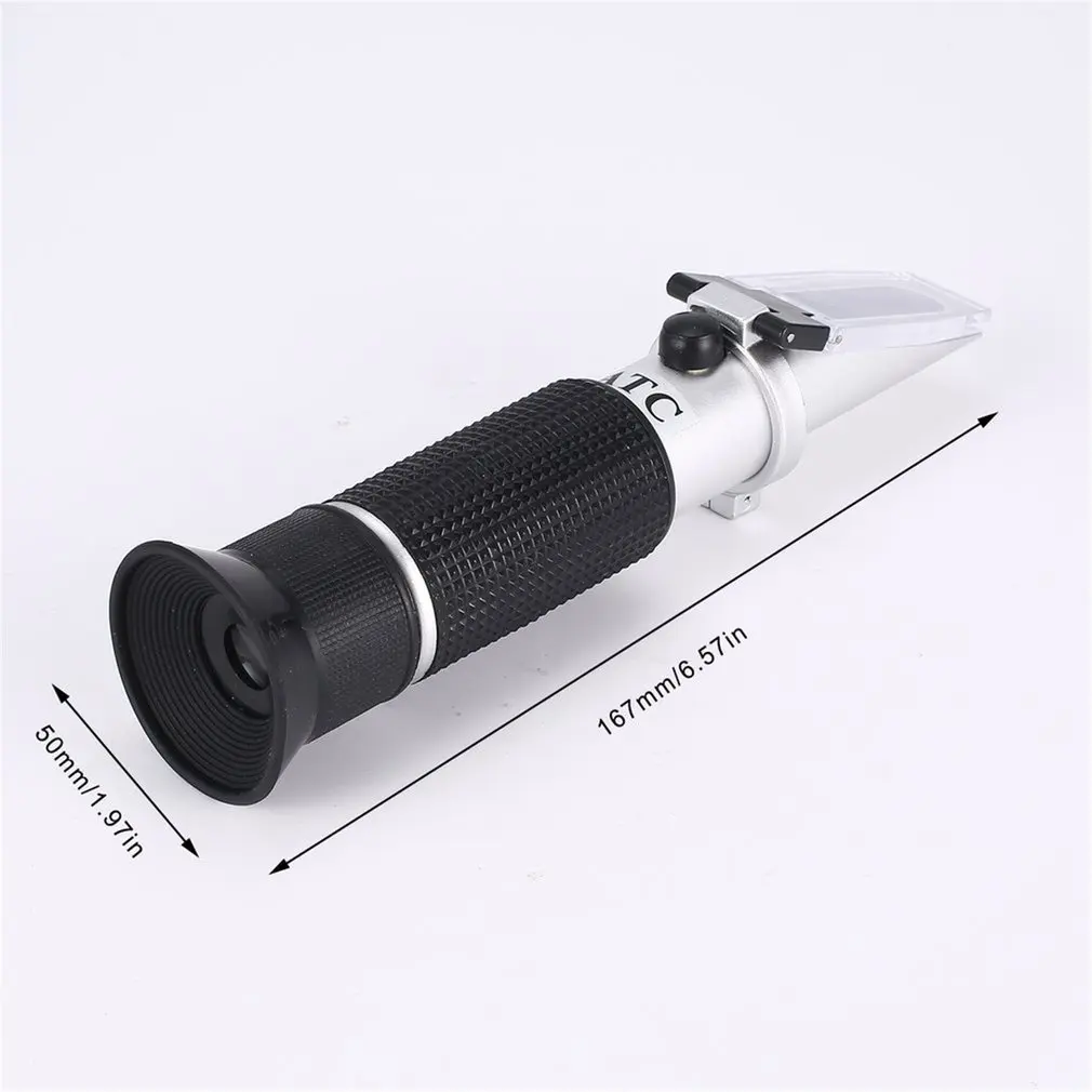 Brix Refractometer 0~32% RHB-32ATC Optical Sugar Food Beverages ATC Content RZ113 Meter Tool Test Handheld
Brix Refractometer 0~32% RHB-32ATC Optical Sugar Food Beverages ATC Content RZ113 Meter Tool Test Handheld
