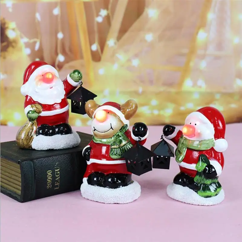 Christmas Ceramic Santa Claus Decoration Light Illuminated Snowman Ornament Nightlight Lamp Xmas Decor Navidad Natal Noel Natale
Christmas Ceramic Santa Claus Decoration Light Illuminated Snowman Ornament Nightlight Lamp Xmas Decor Navidad Natal Noel Natale